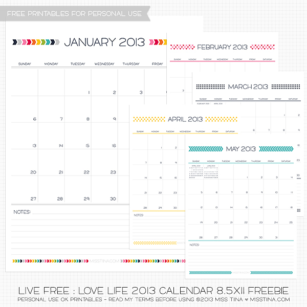 free2013_calendar_printable